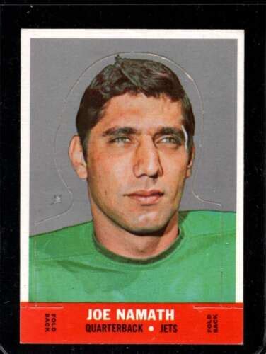 Topps Stand Ups Joe Namath Ex Ny Jets Hof Xr Ebay