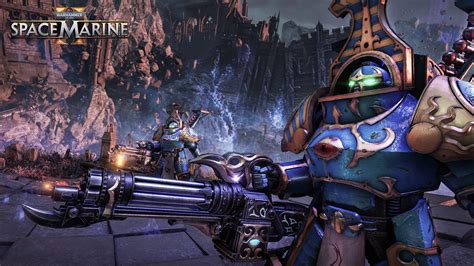 Warhammer 40 000 Space Marine 2 revela su gameplay lleno de acción Arata