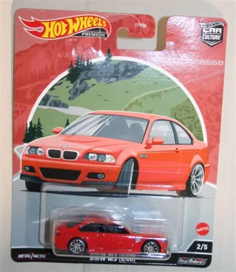Hot Wheels Car Culture Autostrasse Bmw M E Imola Rouge Hck Fpy Eur