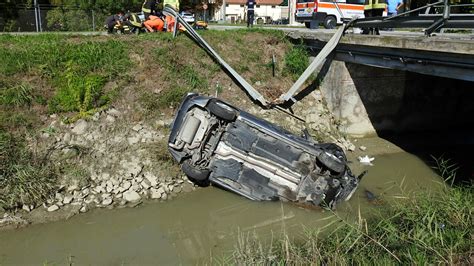 Schianto Tra Tre Auto Donna Incinta Finisce Nel Fosso Foto M Argnani