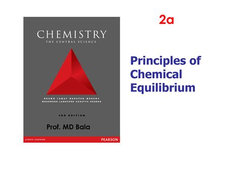 Series 2 Lecture Slides Chemistry Principles Of Chemical Equilibrium