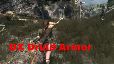 Dx Druid Armor Skyrim Se Mods Youtube