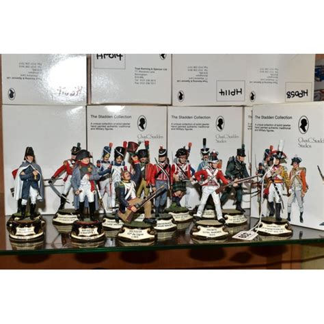 Thirteen Boxed The Stadden Collection Napoleonic War Military Figures