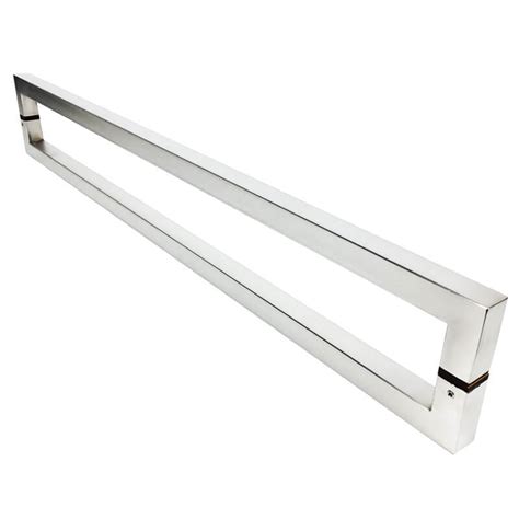 Puxador Portas Duplo Aço Inox Escovado Slin 40 cm para portas