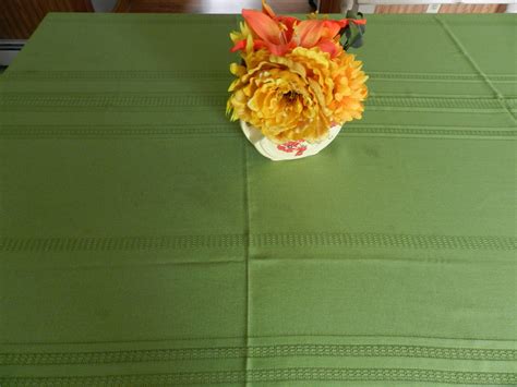 NOS Green Tablecloth Set Tablecloth Napkins Christmas - Etsy