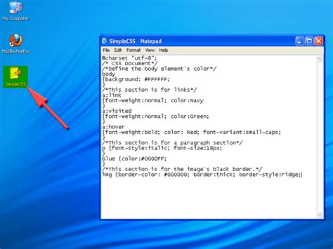 How To Create A Simple Css Stylesheet Using Notepad 6 Steps