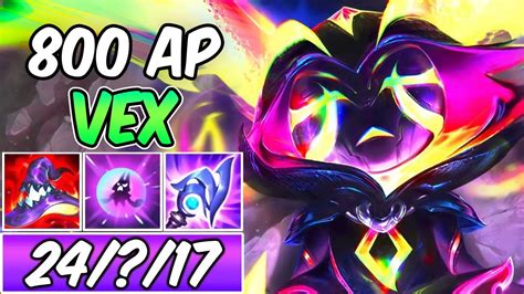 800 AP BURST EMPYREAN VEX MID GAMEPLAY Best Build Runes League Of