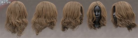 Wave Hair For The Genesis 3 Female S And Genesis 2 Female S Daz 3d