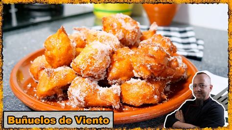 Como hacer BUÑUELOS de viento Receta facil y rapida YouTube