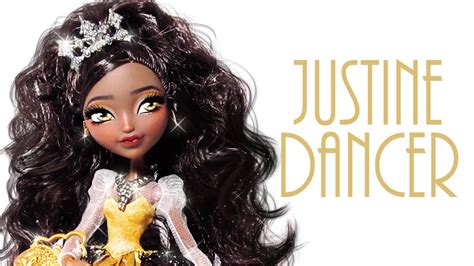 Justine Dancer Doll Repaint Ever After High Youtube