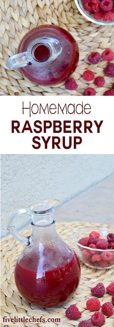 Homemade Raspberry Syrup Recipe Homemade Syrup Raspberry Syrup Sweet Sauce