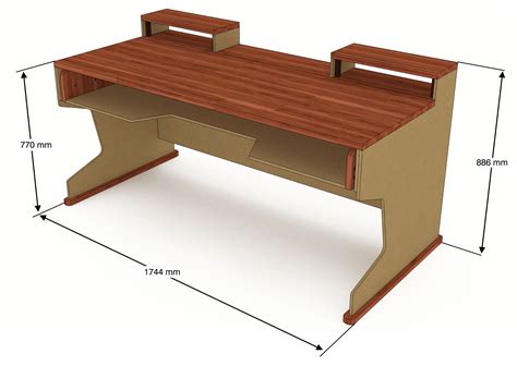 DIY Studio Desk Plans Home Studio Desk Music Studio Room Studio Desk