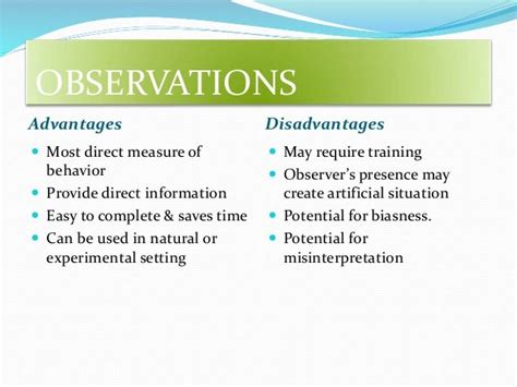 Observation Skills