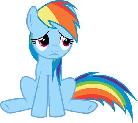 Depressed Rainbow Dash Is Depressed By Awesomeluna On Deviantart