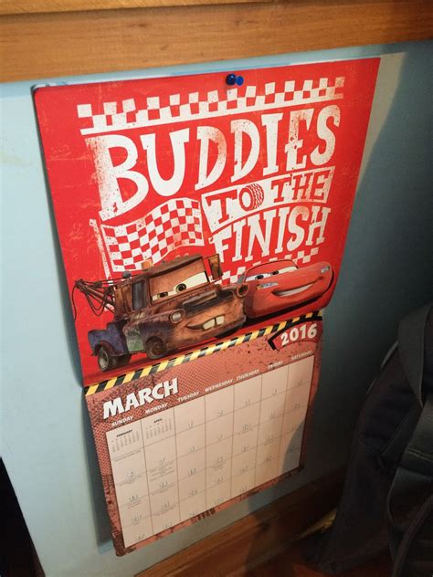 Dan The Pixar Fan Cars Th Anniversary Calendar