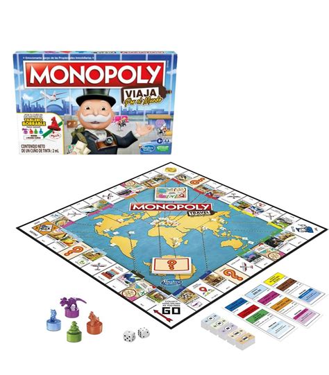 Monopoly Viaja Por El Mundo F Hasbro Games Juguetes Abracadabra