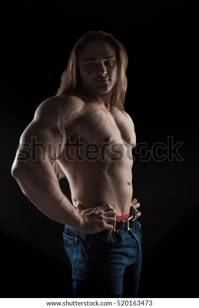 Naked Torso Male Bodybuilder Athlete Studio Stock Photo Shutterstock