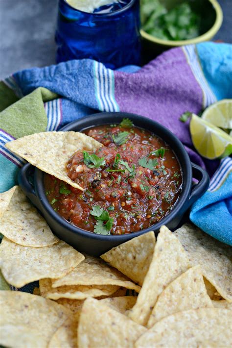 Roasted Chipotle Salsa Simply Scratch