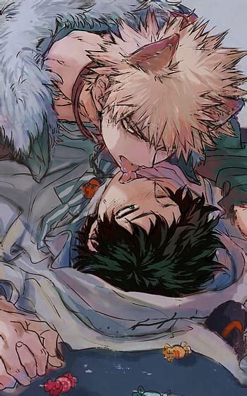 Deku X Bakugo Kissing