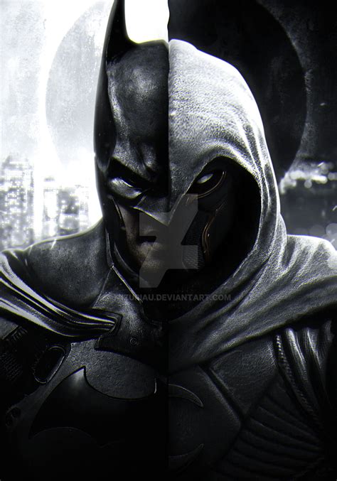 BATMAN VS MOON KNIGHT V2 by MizuriAU on DeviantArt