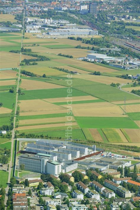 Stuttgart aus der Vogelperspektive Bauarbeiten am Gelände der