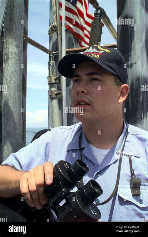 Us Navy Torpedoman S Mate 2nd Class Kurt Stiener Stands Watch On Board The Us Navy S Nuclear