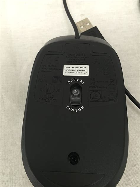 Hp Genuine Usb 2 Button Optical Mouse Pn 672652 001 One Tech Source