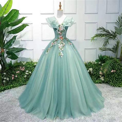 Green Cottagecore Ball Gown Ubicaciondepersonas Cdmx Gob Mx