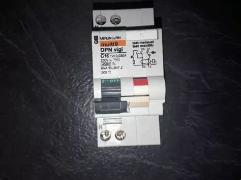 MERLIN GÉRIN DISJONCTEUR DPN C16 vigi 16A 30mA Réf : 20902 EUR 9,00 ...