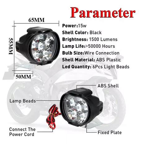 Bhece Flash Sale Pair Led Motorcycles Headlight White Super Bright