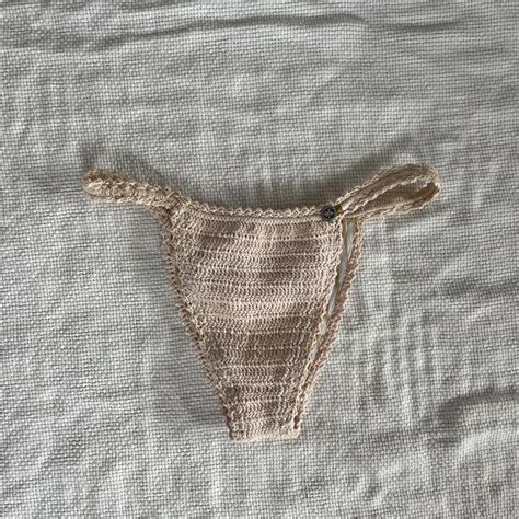 She Made Me Bikini Bottoms Size S M Worn Once Depop