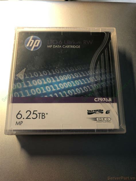 C7976a Băng Từ Cartridge Hp Lto6 Ultrium 625tb Mp Rw Data Cartridge