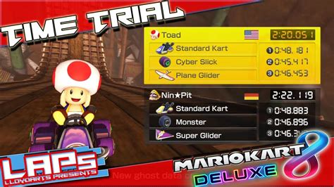 Mario Kart 8 Deluxe Staff Ghost Race Wii Warios Gold Mine 150cc