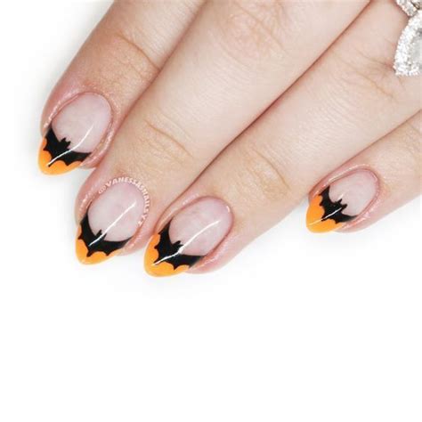 Best Halloween Nails Living After Midnite Bat Nails Holloween