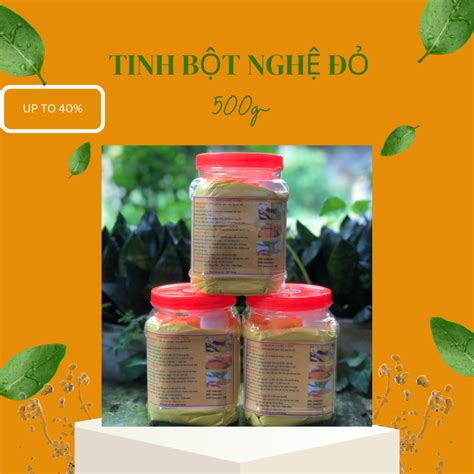 Tinh bột nghệ đỏ 500g | Shopee Việt Nam