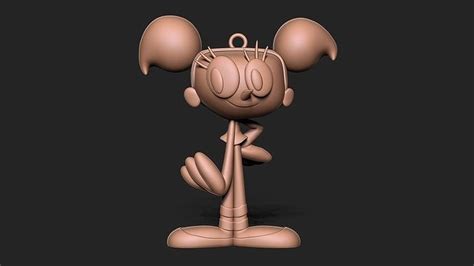 Dee Dee Keychain Dexters Laboratory 3d Model 3d Printable Cgtrader