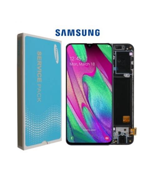 Pantalla Completa Con Marco Para Samsung Galaxy A A Negra