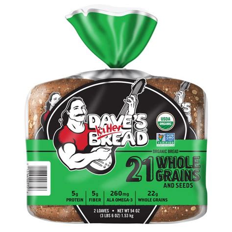 Dave S Killer Bread Organic 21 Whole Grain 2 X 27 Oz Costco Food