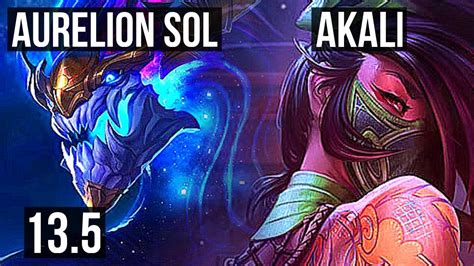 Aurelion Sol Vs Akali Mid Penta Rank Aurelion Sol Kr