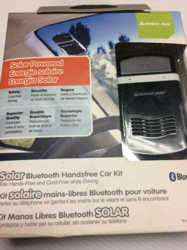 Iogear Gbhfk W Solar Power Bluetooth Hands Free Carkit Multi