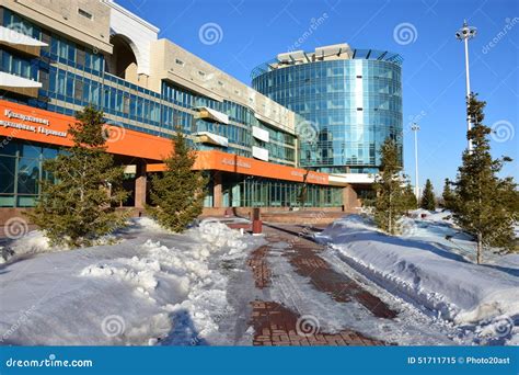 View in Astana in winter editorial image. Image of astana - 51711715