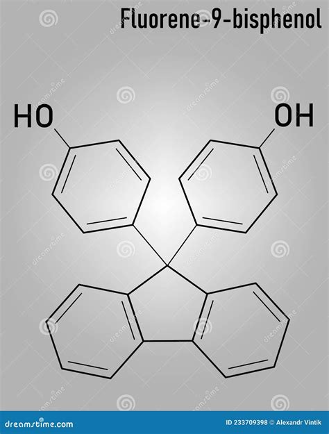 Mol Cula De Fluoreno Bisfenol Bhpf F Rmula Esquel Tica Alternativa Al