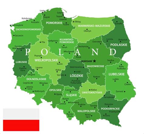 Polonia Polska En Mapas Políticos Físicos Y Mudos 【 2025