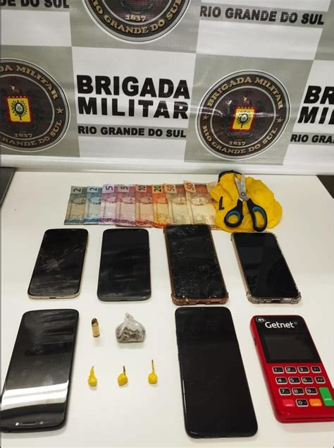 Brigada Militar prende homem por tráfico de drogas em Nova Prata