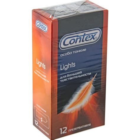 Презервативы «Contex» Lights, максимально чувствительные, 12 шт купить ...