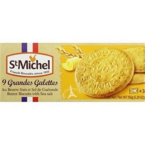 St Michel 12 X 5 29 Oz La Grande Galette Salted Butter Cookies