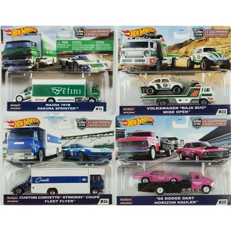 Hot Wheels Conjunto De Cultura Transporte De Carro Tipos J Shopee Brasil