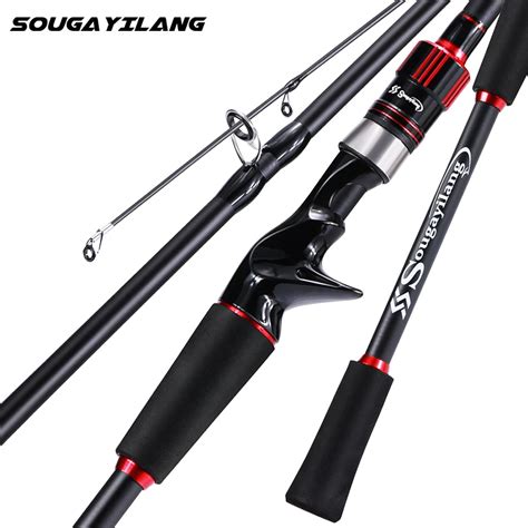 Sougayilang Canne P Che Spinning Et Casting Ultral G Re En Fiber De