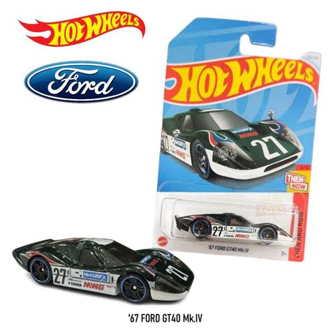 Hot Wheels FORD GT40 Mk IV โมเดลรถเหลก ของเลน ของสะสม ลขสทธแท ในรานมใหเลอกมากกวา