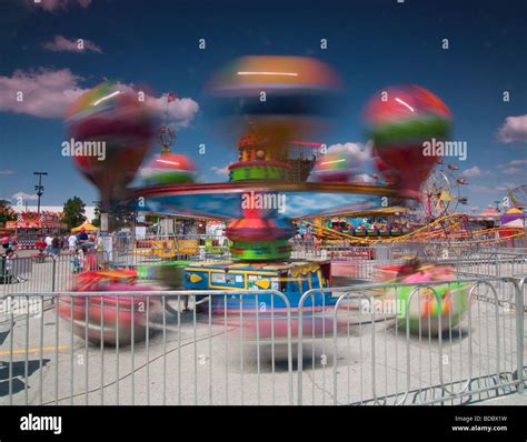 Ohio State Fair Amusement rides Stock Photo - Alamy